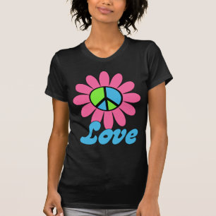 T-shirt Flor de Paz do Amor