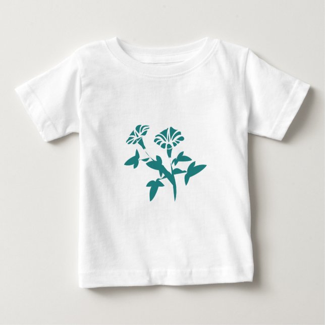 T-shirt Flor de Petúnia Estilizada (Frente)