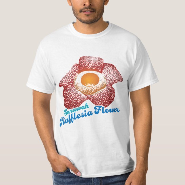 T-shirt Flor de Sarawak Rafflesia (Frente)