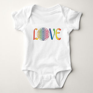 T-shirt Flor de Vida / Blume des Lebens - AMOR