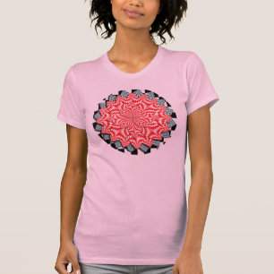 T-shirt Flor digital por Kenneth Yoncich