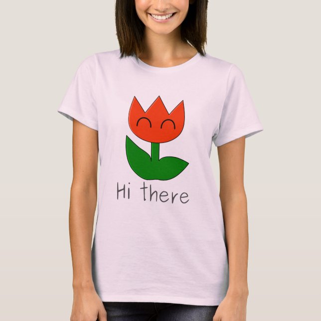 T-shirt Flor do fogo (Frente)