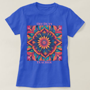 T-Shirt Flor Do Professor De Saída De Saída