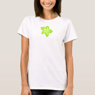 T-shirt Flor feliz do Hawaiian do hibiscus