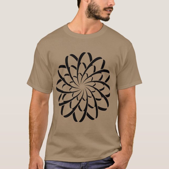 T-shirt Flor Geométrico 02 (Frente)