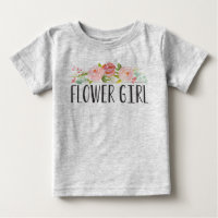 Flor Girl Baby Tee | Bridesmaid
