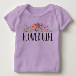 T-shirt Flor Girl Baby Tee | Bridesmaid