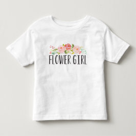 T-shirt Flor Girl Toddler Tee | Bridesman