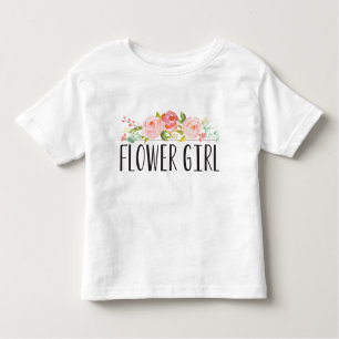 T-shirt Flor Girl Toddler Tee   Bridesman