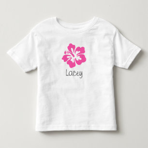 T-shirt Flor Havaiana Personalizada Hibiscus Rosa