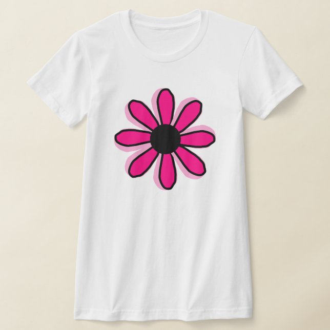 T-Shirt Flor Rosa (Postura )