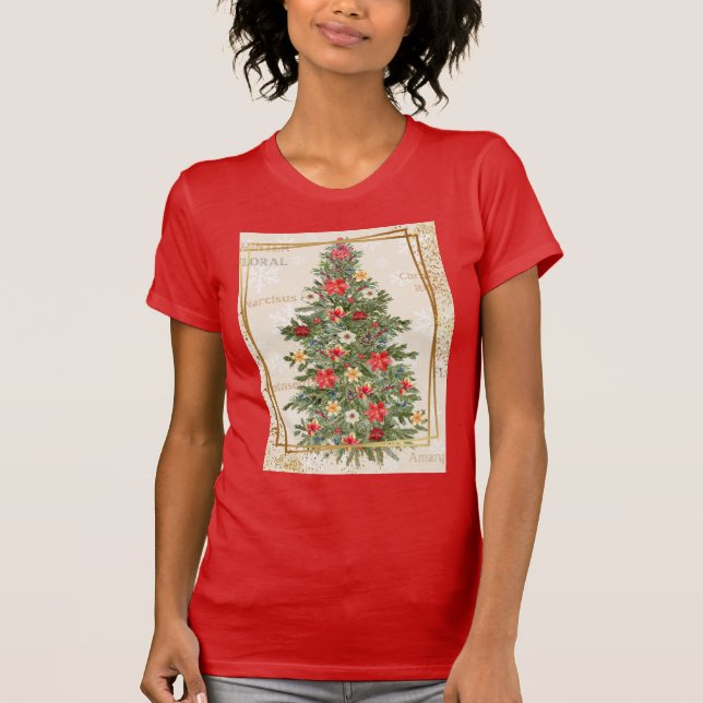 T-Shirt Floral de inverno (Frente)