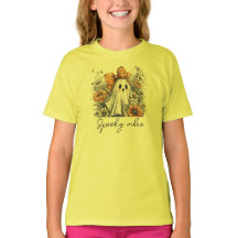 T-Shirt Floral Ghost Kids Sorridente