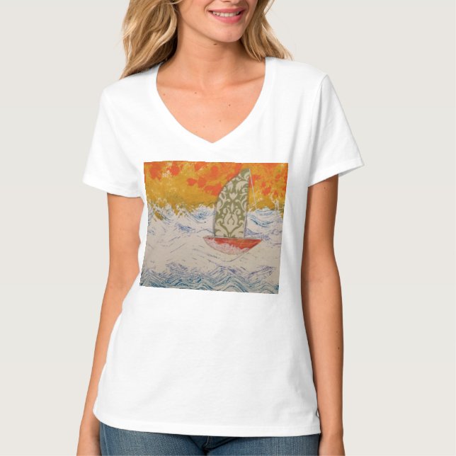 T-Shirt Floral Sail (Frente)