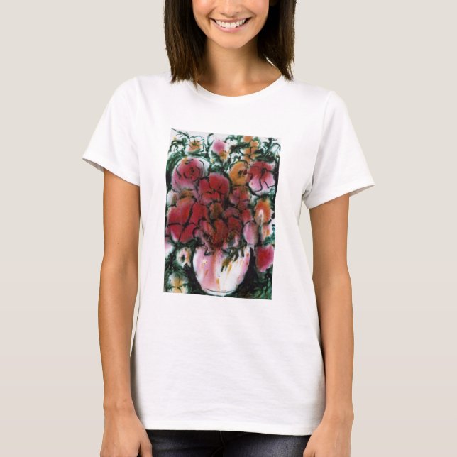 T-shirt Floral Vase (Frente)