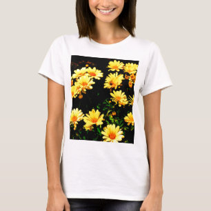 T-shirt Flores amarelas