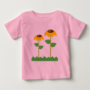 T-shirt Flores amarelas