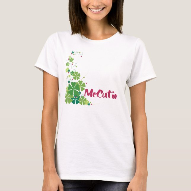 T-shirt Flores de McCutie (Frente)