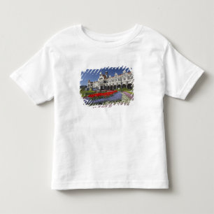 T-shirt Flores de Primavera e Estação de Trem Histórica,