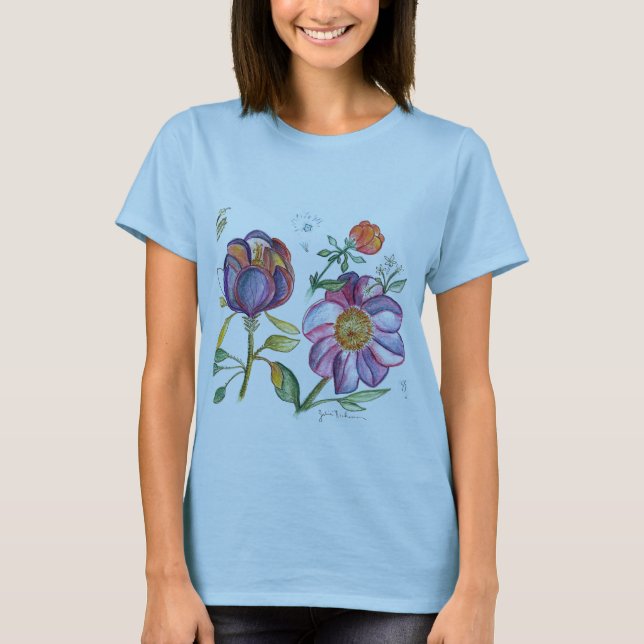 T-shirt Flores de Yummyl (Frente)