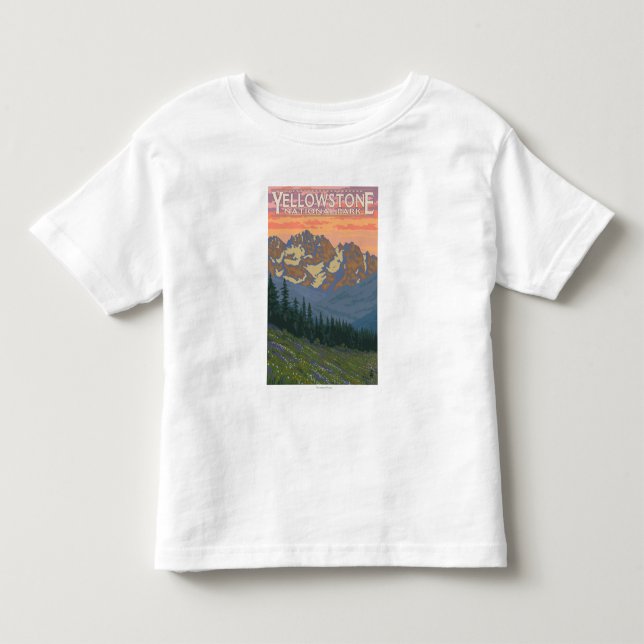 T-shirt Flores do primavera - parque nacional de (Frente)