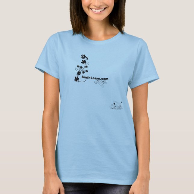 T-shirt Flores e videiras - SurfnLearn.com (Frente)