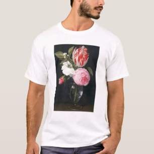 T-shirt Flores em um vaso de vidro