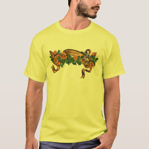 T-shirt Flores Fae da laranja da primavera