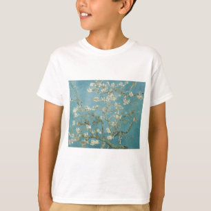 T-shirt Flores Gogh Branches Almond Blossomo Natureza