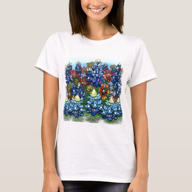 T-shirt Flores selvagens (Frente)