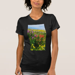 T-shirt Flores selvagens das Montanhas Rochosas