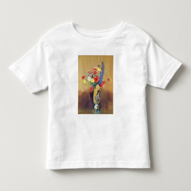 T-shirt Flores selvagens em um vaso Longo-necked, c.1912 (Frente)