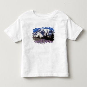 T-shirt flores silvestres de verão na base do Monte Rainie
