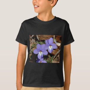 T-shirt FloresSilvestres Violeta Pata de Pássaro III Prese