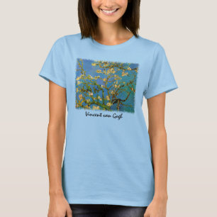 T-shirt Floresta de Amêndoa Brilhante por Vincent van Gogh