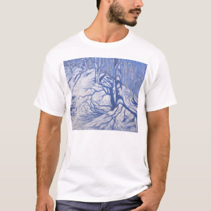 T-shirt Floresta do inverno perto de Courcheval 2008