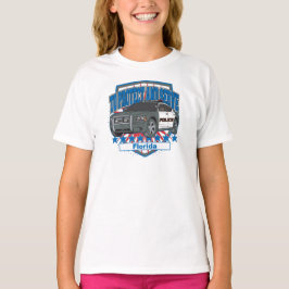 T-shirt Florida para proteger e servir o carro de polícia