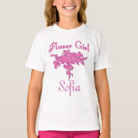 FLORISTA personalizado com o buquê cor-de-rosa