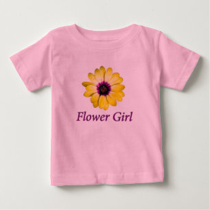 T-shirt Flower Girl Daisy Wedding