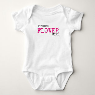 T-shirt Flower Girl Weding Bebê Roupa