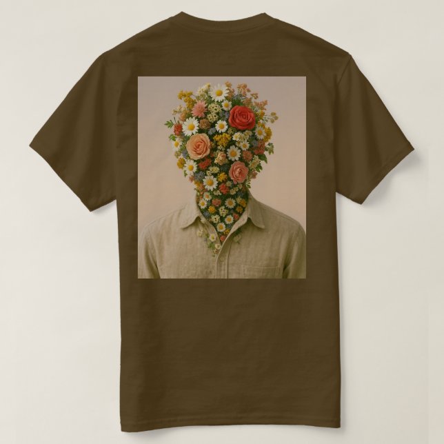 T-shirt Flower Head  (Verso do Design)