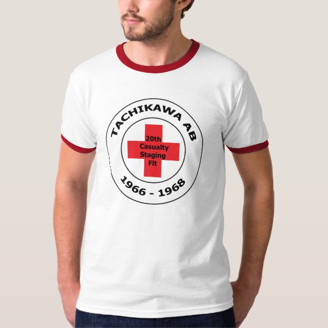 T-shirt Flt da plataforma da víctima de Tachikawa AB Japão (Frente)