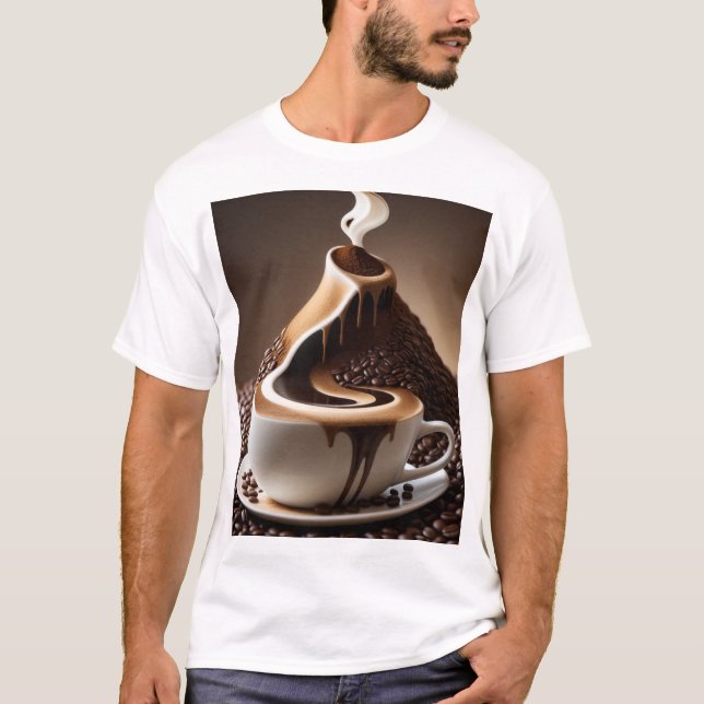 T-Shirt Fluxo Do Café (Frente)