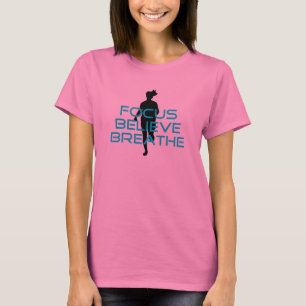 T-shirt Foco Acredita Respirar Aqua