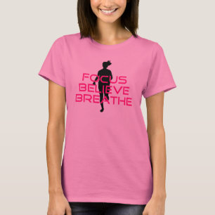 T-shirt Foco Rosa Acredite em Breathe