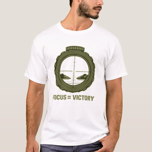 T-shirt Focus = Victory Tactical Scope (Frente)