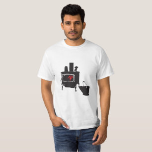 T-shirt Fogão de madeira