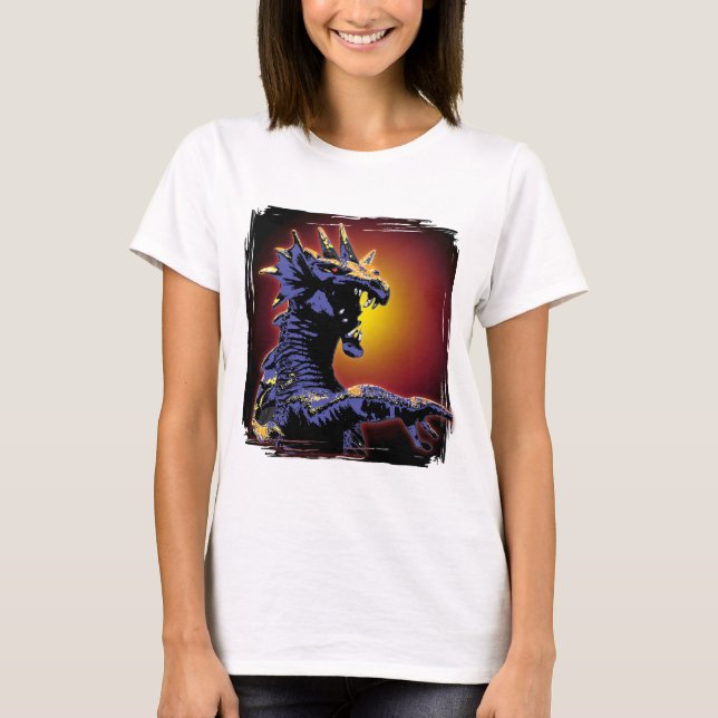 T-shirt Fogo Dragão (Frente)