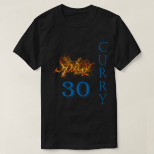 T-shirt Fogo flamejante picante do caril #30