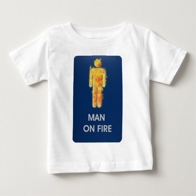 T-SHIRT FOGO PARA BEBÊ (Frente)